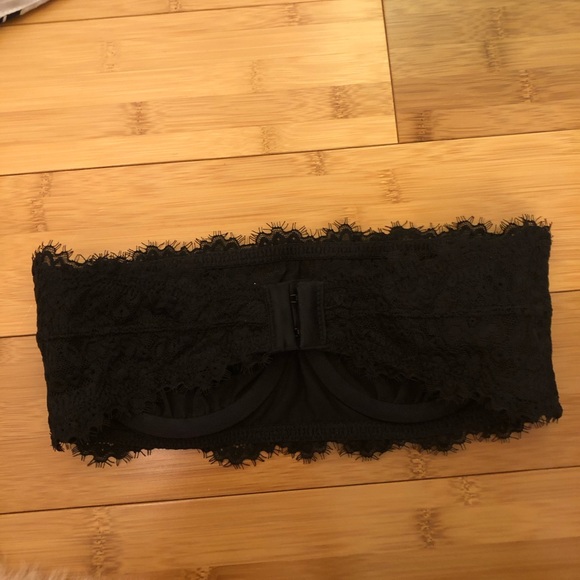 black lace bandeau - AERIE - Picture 3 of 5